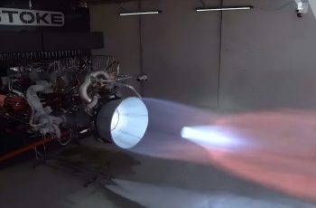 Solid rocket motor test firing with boron-based propellant